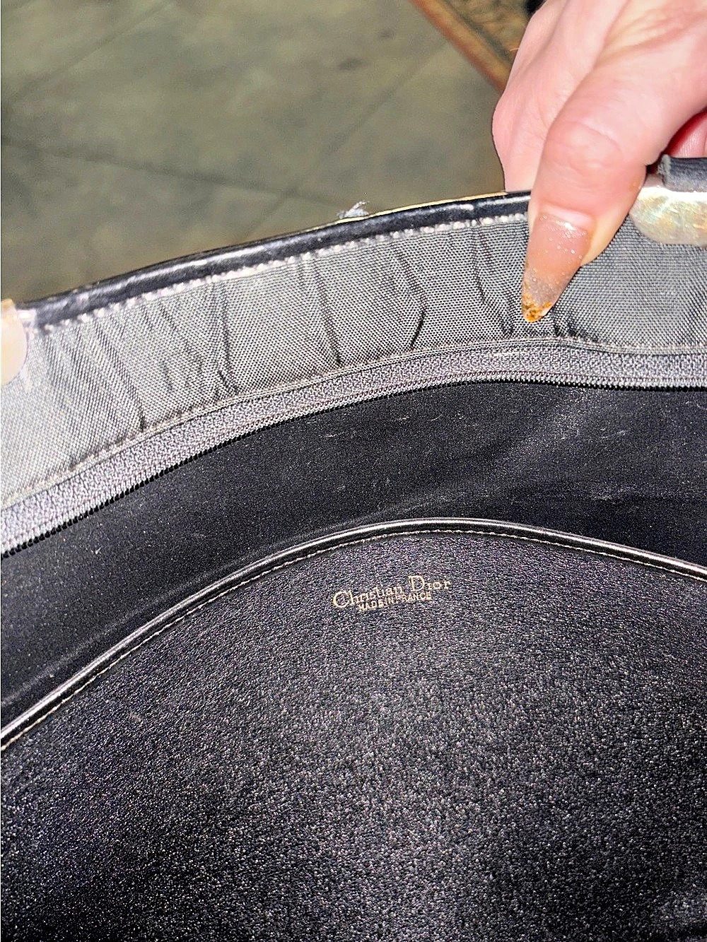 Vintage Christian Dior Black Laptop Bag